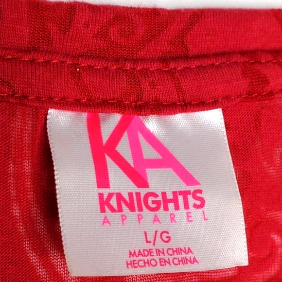 21) FSU Paisley Sheer Screaming Indians Scoop Neck Sz. L - Picture 3 of 5